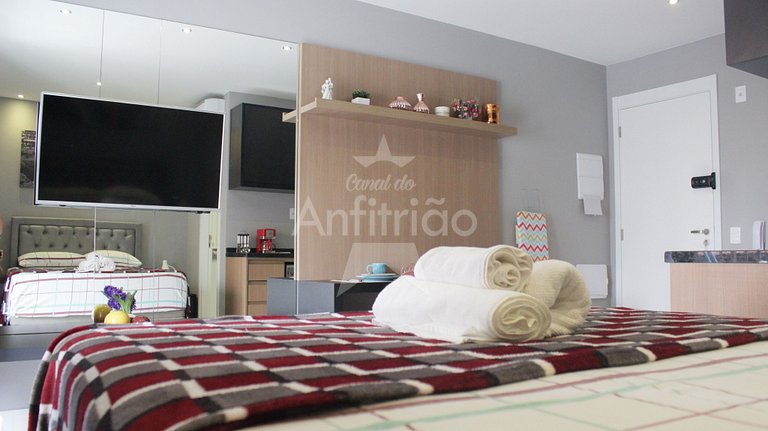 Studio no Arouche | Wifi 250 mb + Academia