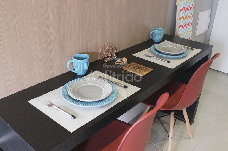 Studio 25 m² todo mobiliado ao lado do metrô