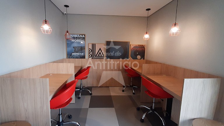 Studio no Arouche | Wifi 250 mb + Academia