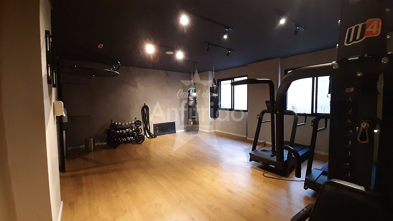 Studio no Arouche | Wifi 250 mb + Academia