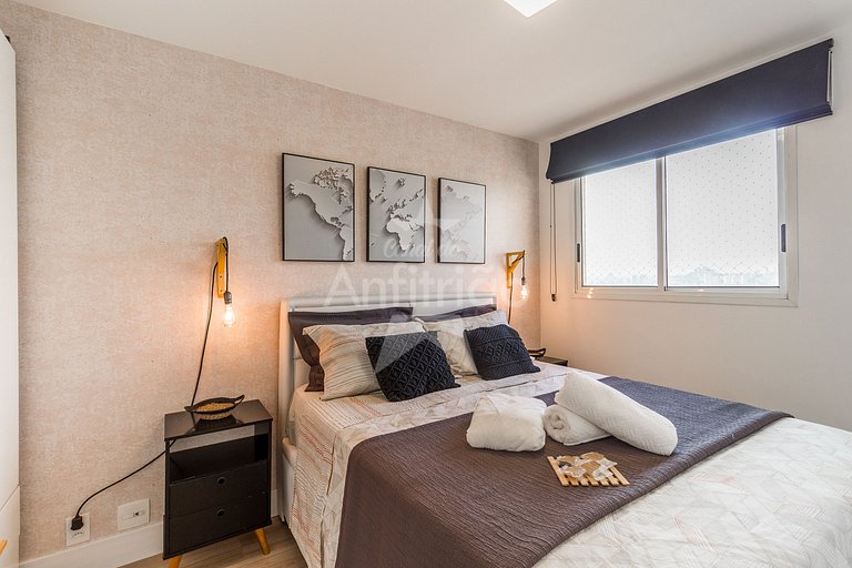 Oasis prox. Allianz com piscina aquecida e garagem