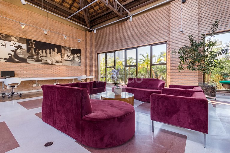 Oasis prox. Allianz com piscina aquecida e garagem