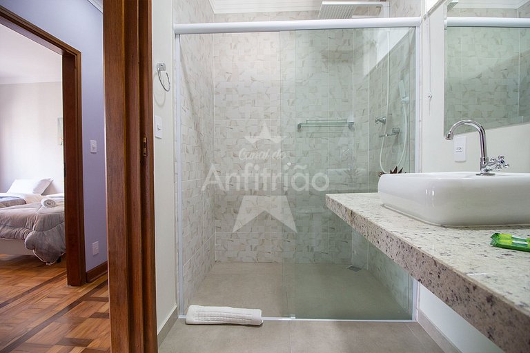 100 m² bem espaçoso com terraço, garagem e ar