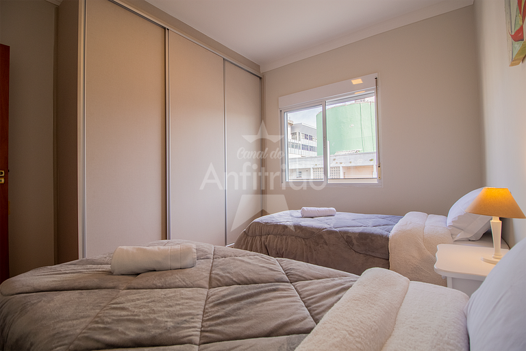 Apê 100 m² com terraço amplo, garagem e A/C