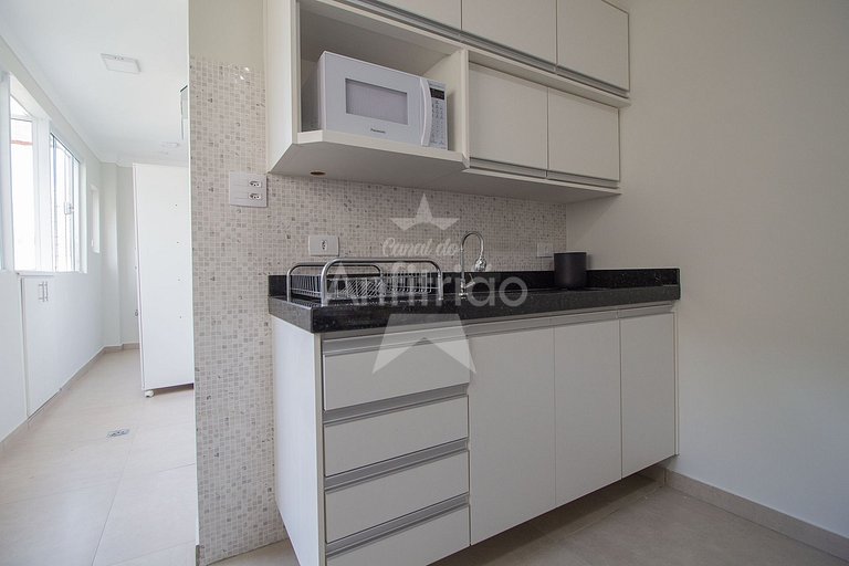 100 m² bem espaçoso com terraço, garagem e ar