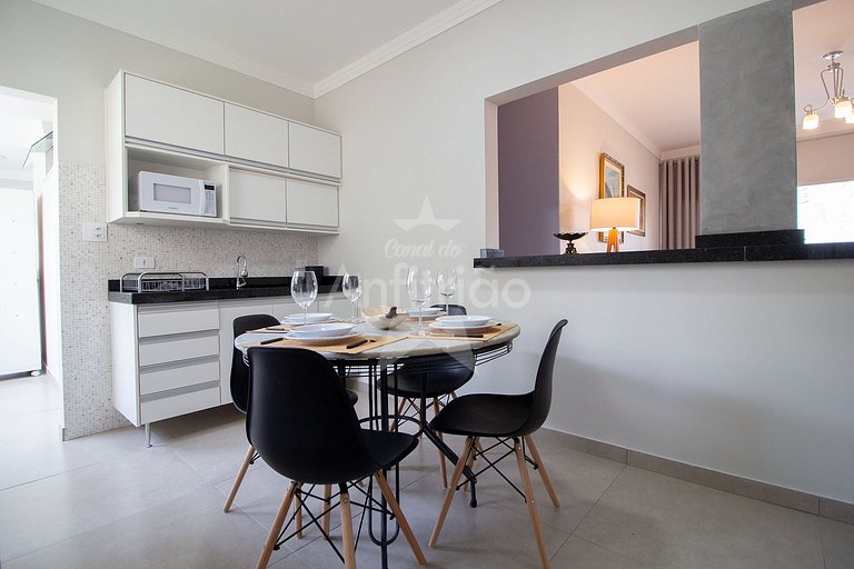 100 m² bem espaçoso com terraço, garagem e ar