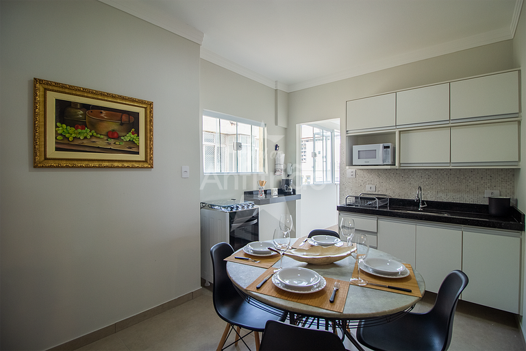 100 m² bem espaçoso com terraço, garagem, A/C