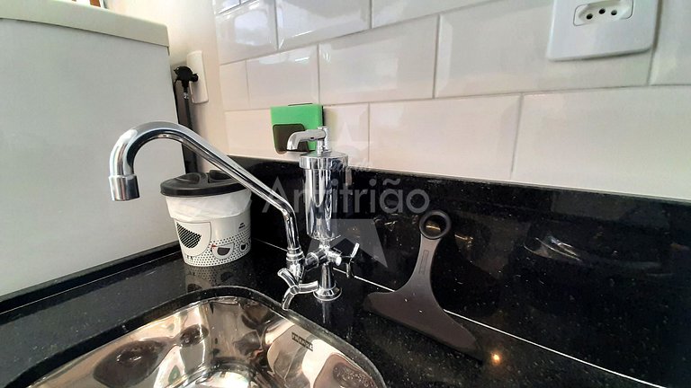 Studio 200 m do metrô Brás com piscina