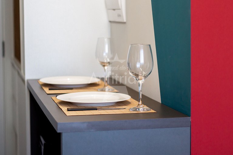 Studio 200 m do metrô Brás com piscina