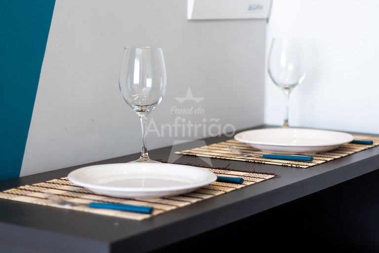 Studio 200 m do metrô Brás com piscina