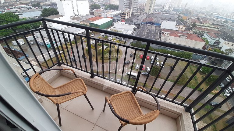 Apê Brás 8º andar com vaga de garagem