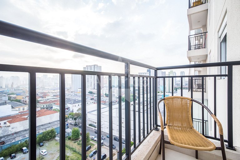 Apê Brás 8º andar com vaga de garagem