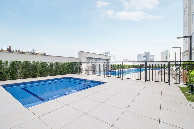 Apê Brás 8º andar com vaga de garagem