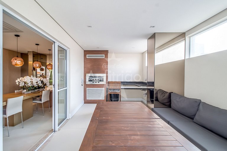 Apê 1 quarto todo mobiliado c/ vaga no Brás