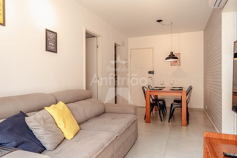 Oasis prox. Allianz + piscina aquecida, vaga e ar