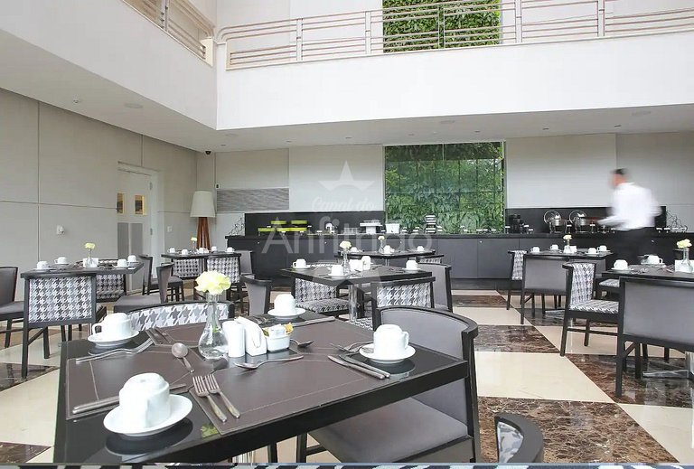 Flat no Brooklin com A/C em 6x sem juros