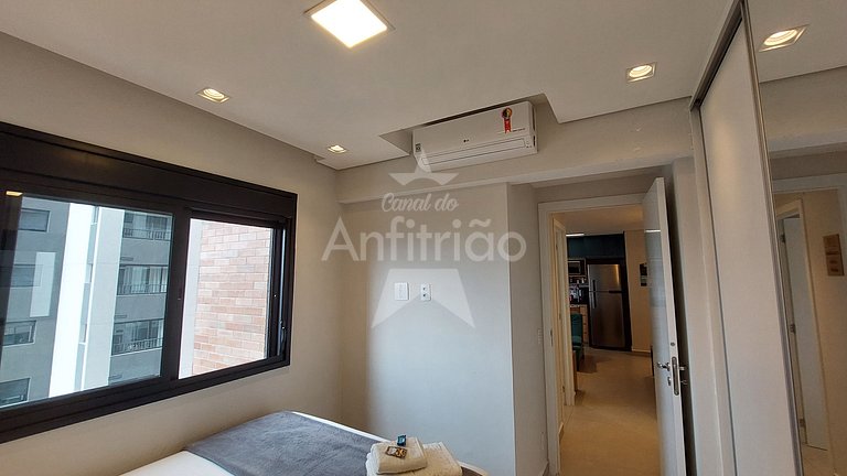 Apê em resort paradisíaco no com A/C em 6x sem juros