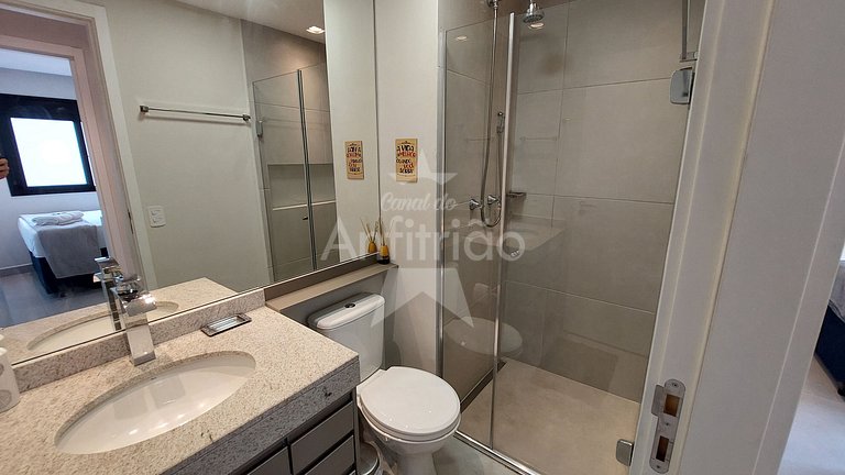 Apê em resort paradisíaco no com A/C em 6x sem juros