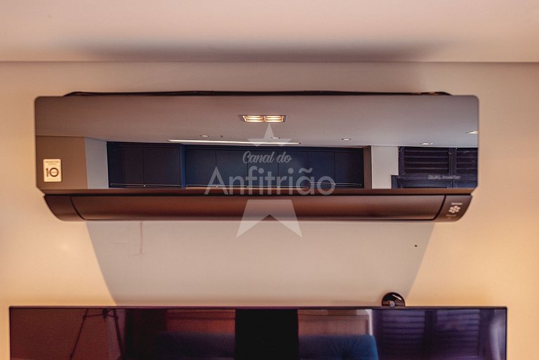 Apê em resort paradisíaco no com A/C em 6x sem juros