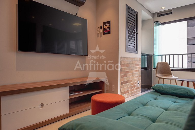 Apê em resort paradisíaco no com A/C em 6x sem juros
