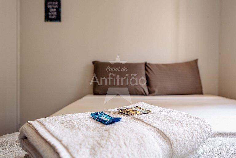Apê em resort paradisíaco no com A/C em 6x sem juros