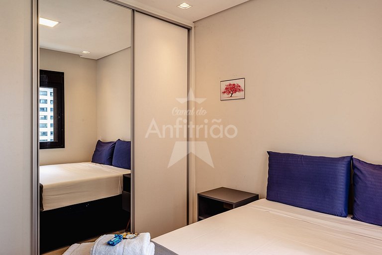 Apê em resort paradisíaco no com A/C em 6x sem juros
