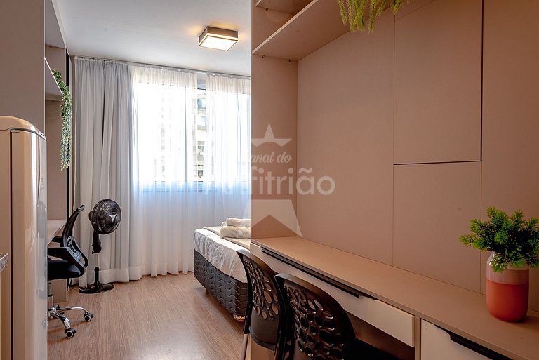 Studio 200 m do metrô Brás perto das compras