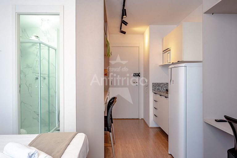 Studio 200 m do metrô Brás perto das compras