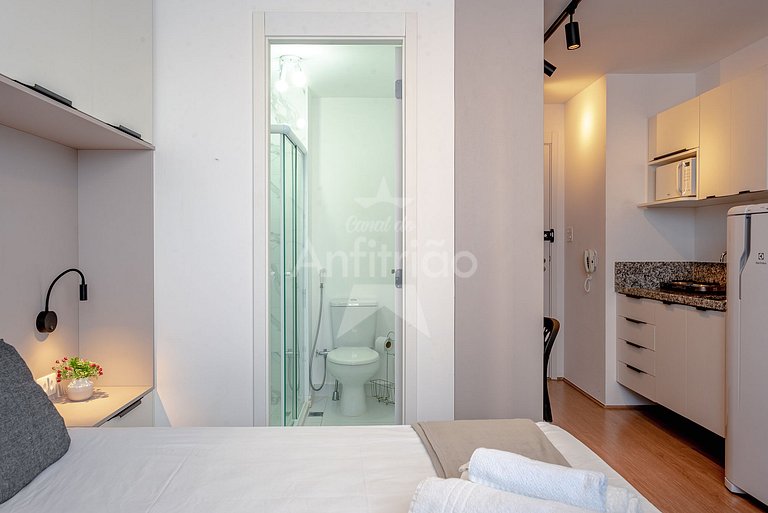 Studio 200 m do metrô Brás perto das compras