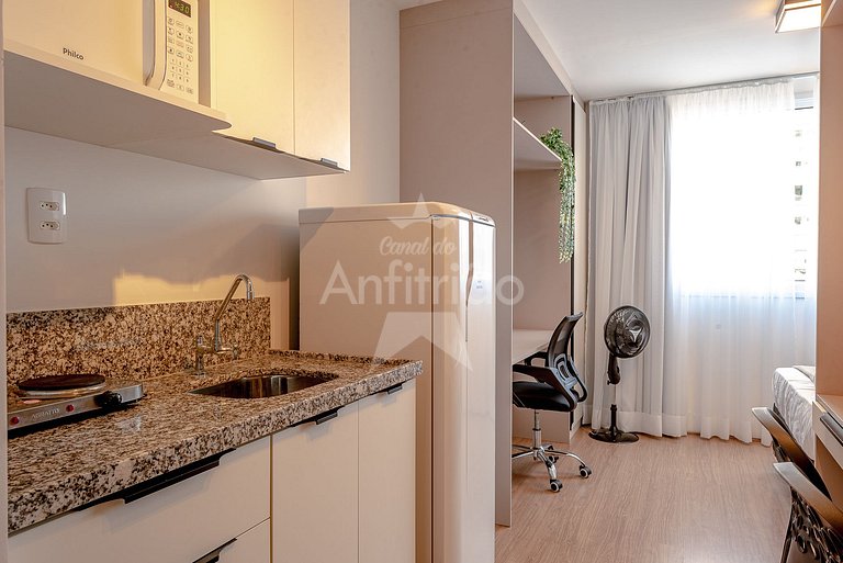 Studio 200 m do metrô Brás perto das compras