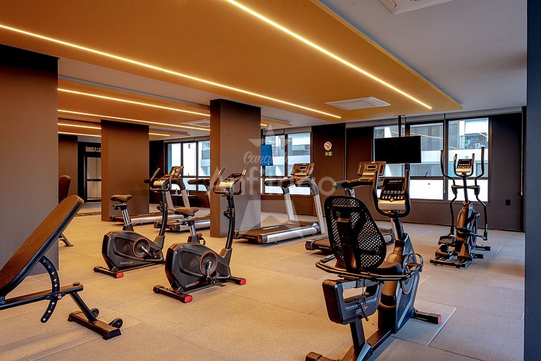 Frei Caneca 16º andar, piscina aquecida e ar