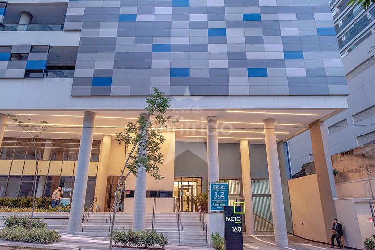 Frei Caneca 16º andar, piscina aquecida e ar