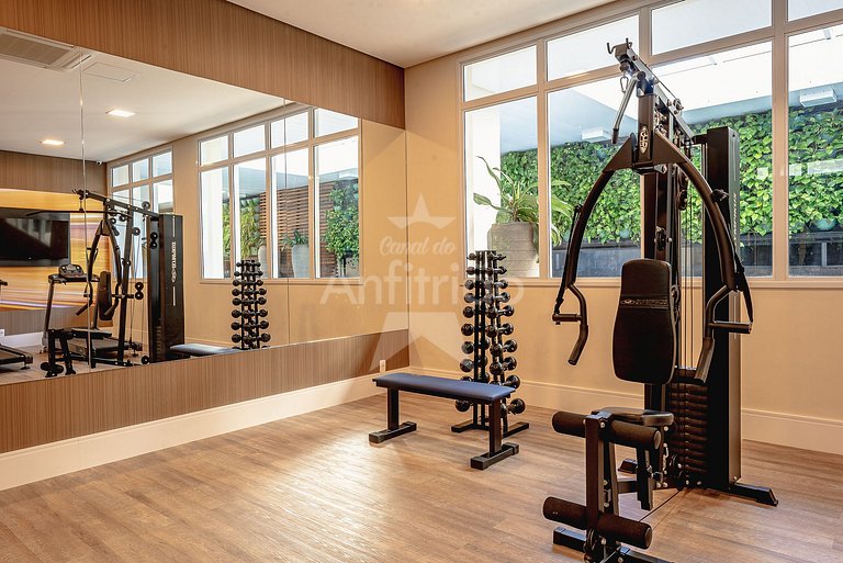 Studio com vaga + A/C em até 6x sem juros