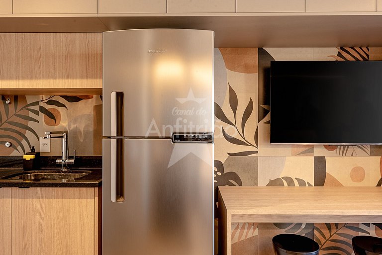 Frei Caneca 16º andar, piscina aquecida e ar