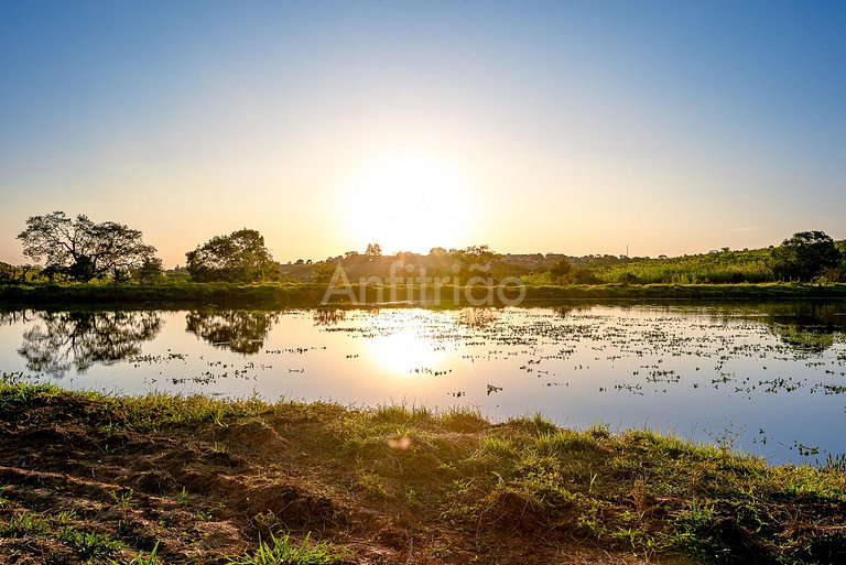 Sítio natureza, piscina, churrasqueira em até 6x!