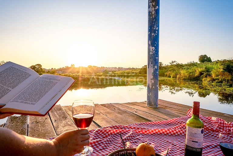 Sítio família e amigos com piscina e churrasqueira