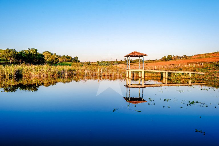 Sítio natureza, piscina, churrasqueira em até 6x!