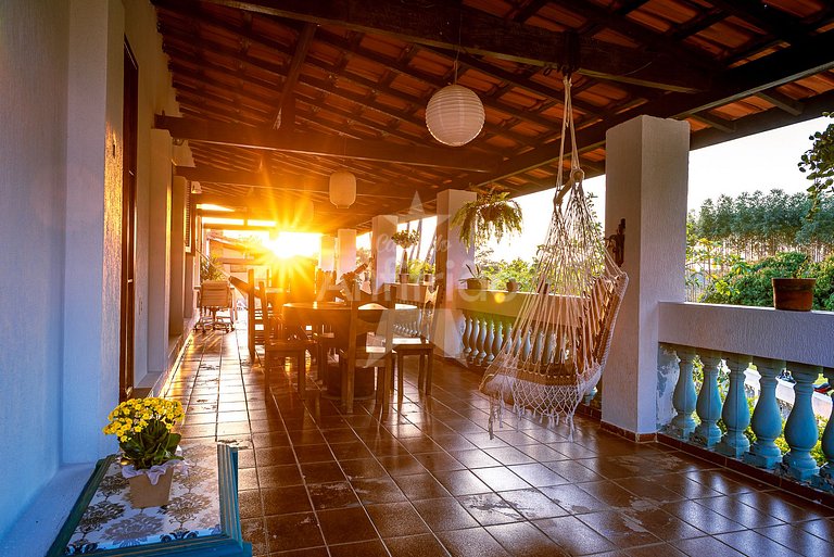 Sítio família e amigos com piscina e churrasqueira