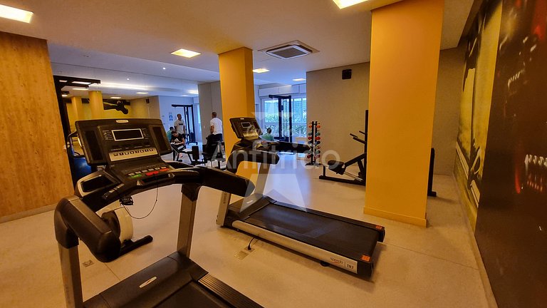 Studiozinho hype no 10º andar com piscina + acad.