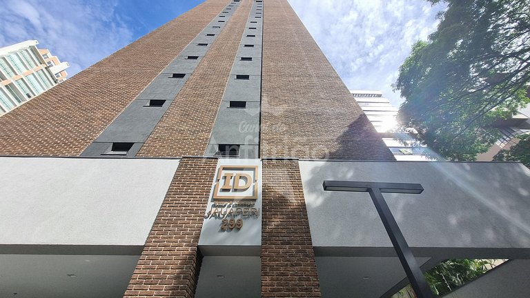 Studio a 1 km do Ibirapuera com ar condicionado