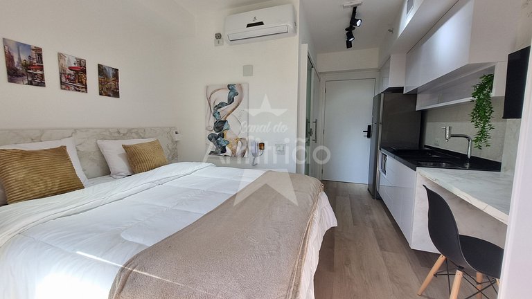 Perto do IBIRA com ar condicionado e piscina