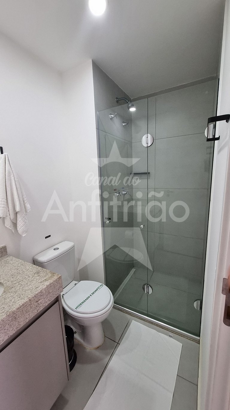 Skyline do 17º andar em Resort no Brás com garagem