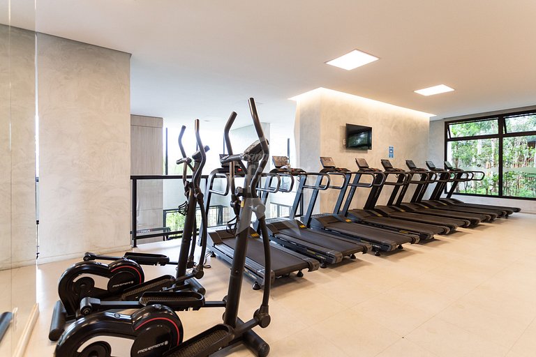 Skyline do 17º andar em Resort no Brás com garagem