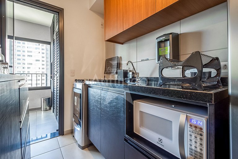 Skyline do 17º andar em Resort no Brás com garagem