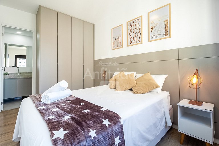 Skyline do 17º andar em Resort no Brás com garagem