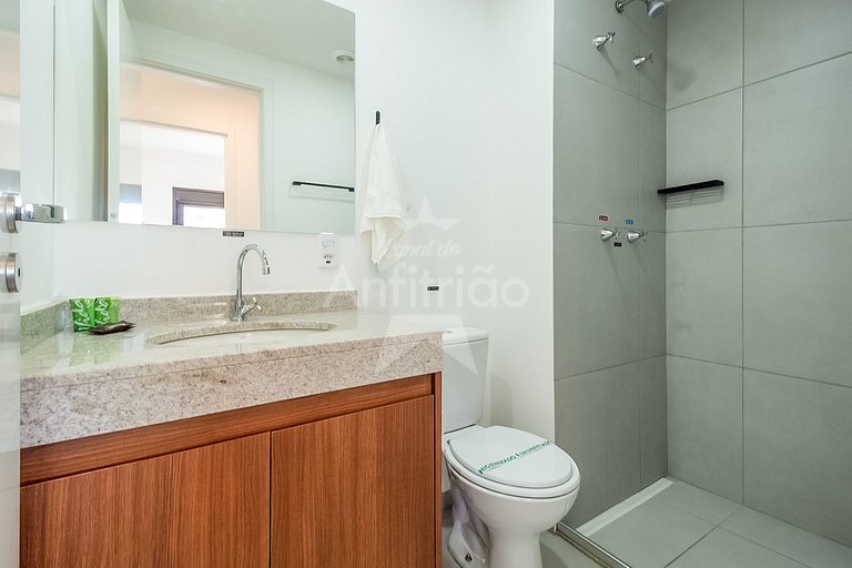 Skyline do 17º andar em Resort no Brás com garagem