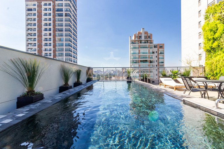 Perto do IBIRA com ar condicionado e piscina