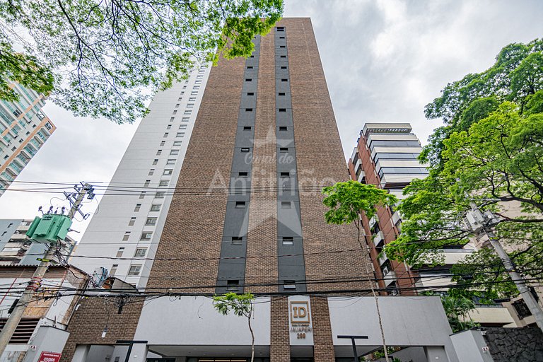 Studio a 1 km do Ibirapuera com ar condicionado