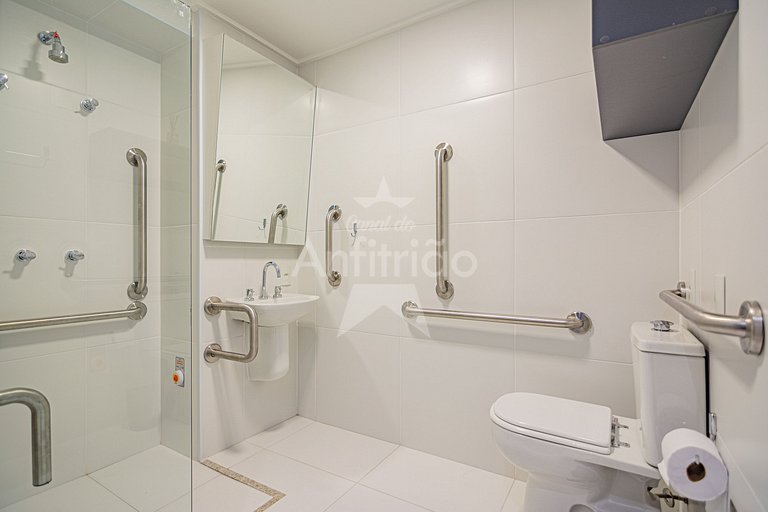 Studio a 1 km do Ibirapuera com ar condicionado