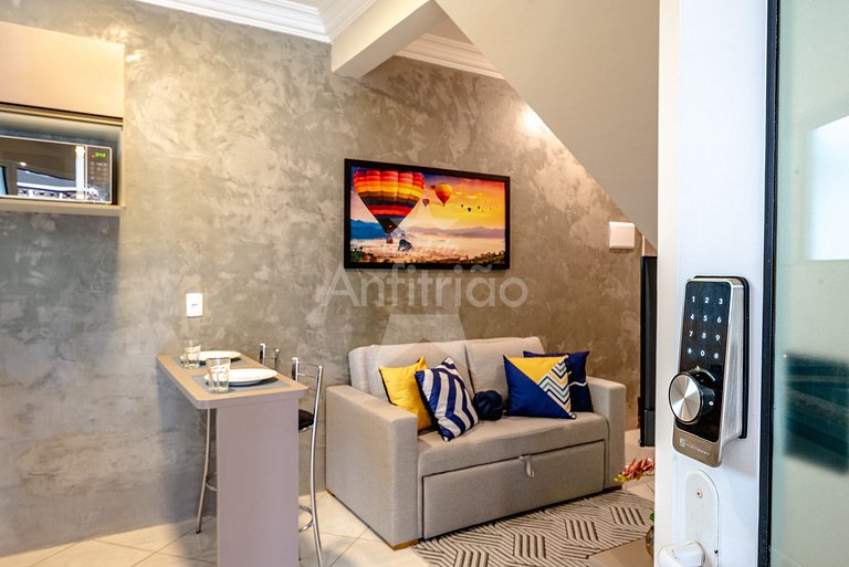 Vilinha Boituva | Mini apê com ar e garagem